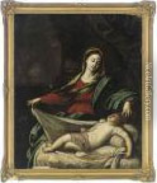 The Madonna And Child Oil Painting - Guido Reni