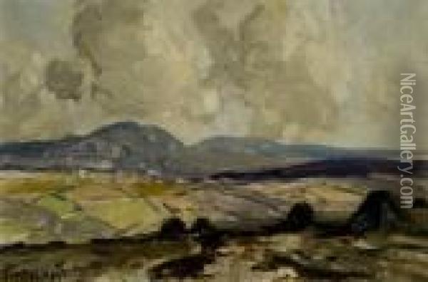 Haystacks Oil Painting - James Humbert Craig