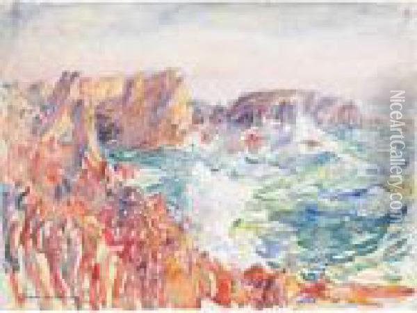 Belle-ile, La Mer Oil Painting - John Peter Russell