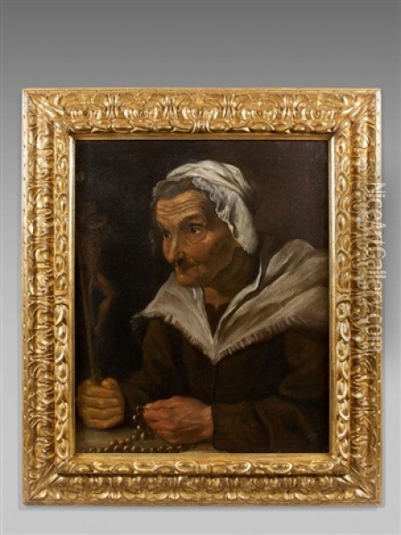 La Devotion D'une Mere Oil Painting - Annibale Carracci