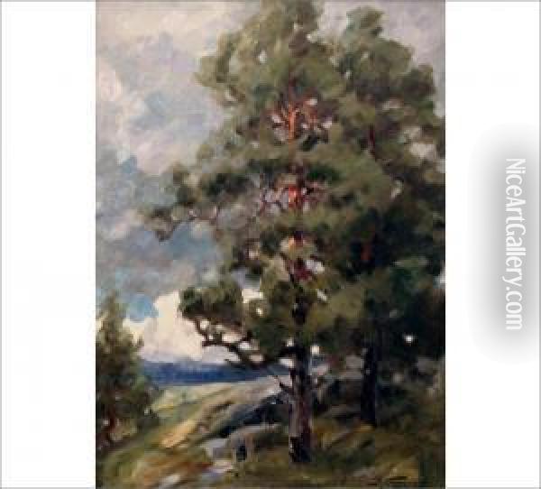 Tree Oil Painting - Mikael Stanowsky