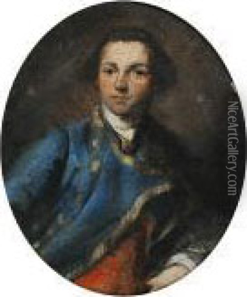Portrait Of Sir John Armytage Oil Painting - Pompeo Gerolamo Batoni