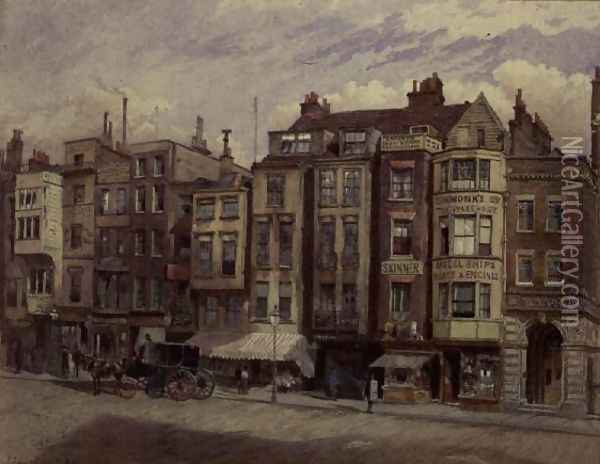 The Strand Oil Painting - John Crowther