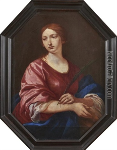 Sainte Martyre Oil Painting - Vincenzo Dandini
