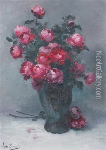 Bouquet De Pivoines Oil Painting - Henri Dumont