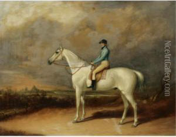 The Racehorse Pilot Oil Painting - Henry Thomas Alken