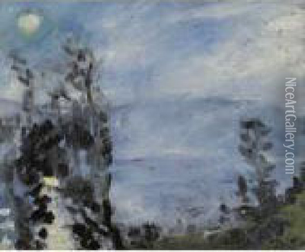 Walchensee, Junimond Oil Painting - Lovis (Franz Heinrich Louis) Corinth