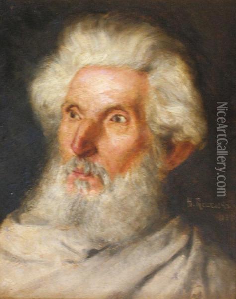 Portrait D'homme Oil Painting - Nikolai Andreevich Koshelev