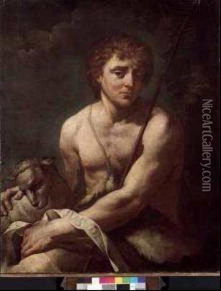 San Giovanni Battista Oil Painting - Domenico Maggiotto