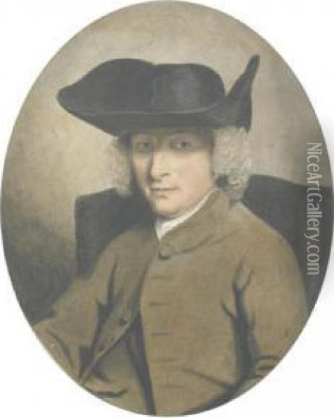 Portrait Of James Balfour Of Pilrig (1705-1795) Oil Painting - J. Myddleton
