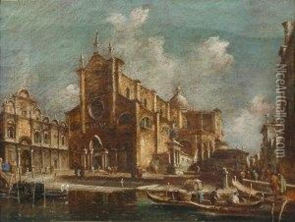 Vue De 
Venise Oil Painting - Giacomo Guardi