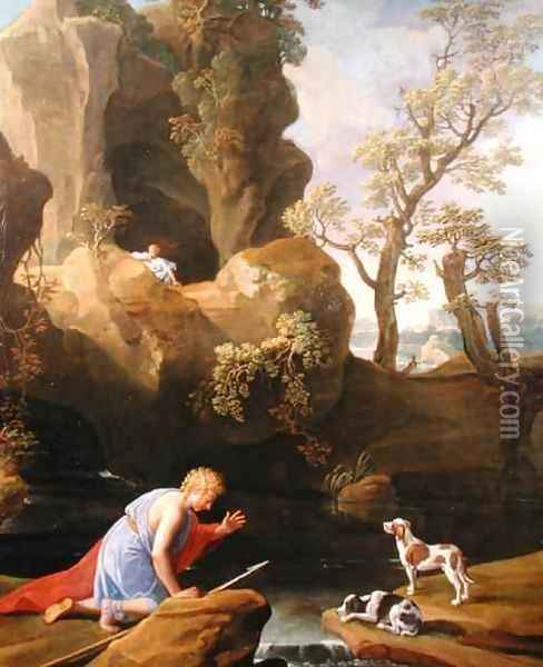 Narcissus Oil Painting - Francois Perrier