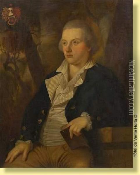 Portrait Du Bourgmestre D'ostende Auguste Oil Painting - Henry Kettle