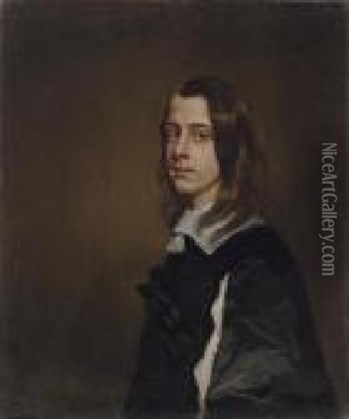 Portrait Of Nathaniel Oil Painting - Sir Peter Lely