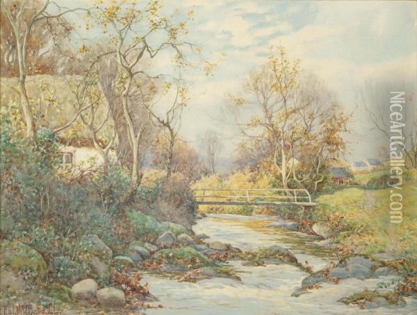 View Of Glan Conway, North Wales Oil Painting - Ralph William Bardill