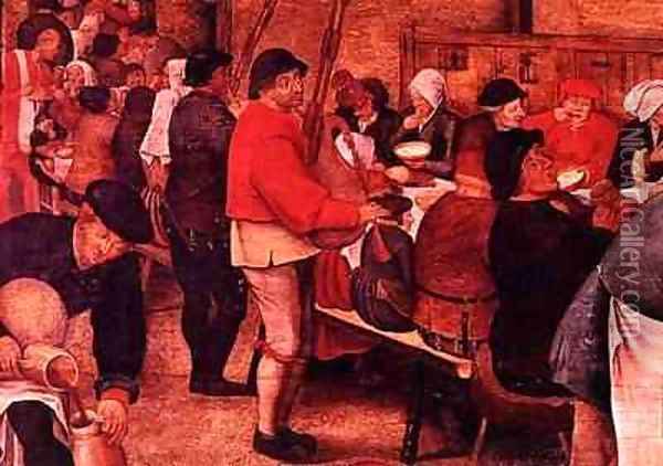 The Wedding Supper Oil Painting - Pieter III Brueghel