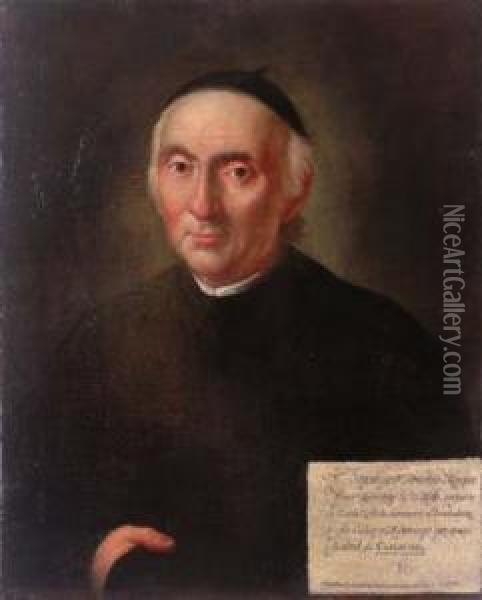 Retrato De Don Jose O Don Joaquin Minguez Oil Painting - Mariano Salvador Maella