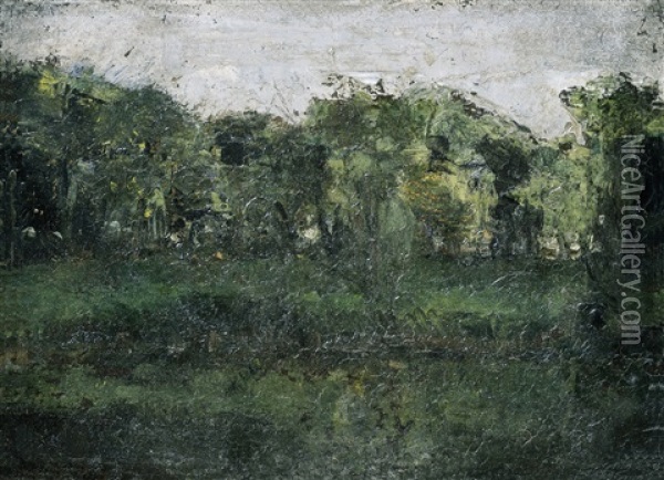 De Rand Van Het Bos Oil Painting - James Ensor