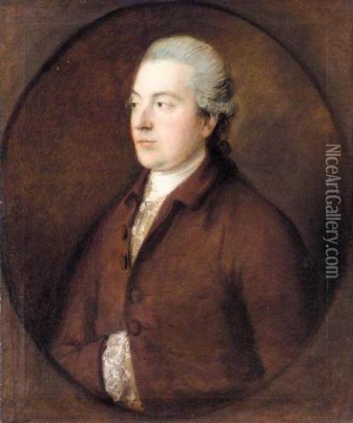 Francis Bennett Of Cadbury Court Oil Painting - Thomas Gainsborough