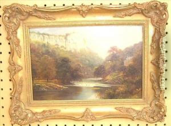The Wyevalley Oil Painting - George Willis Pryce