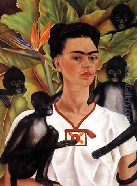 Self Portrait 1943 Oil Painting - Frida Kahlo