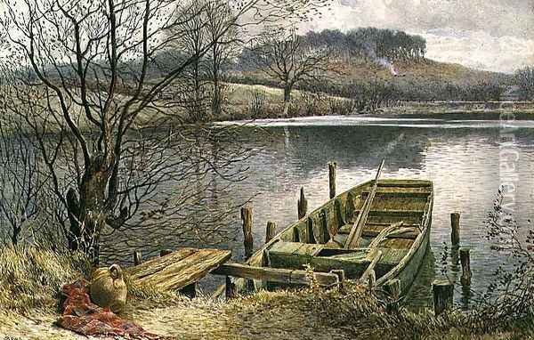 The River Ferry Oil Painting - Charles Robertson