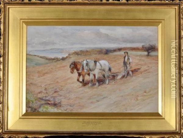 The Ploughman Of Ayr Oil Painting - Robert Jobling
