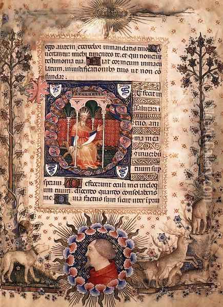 Psalm 11881 Oil Painting - Giovannino de' Grassi