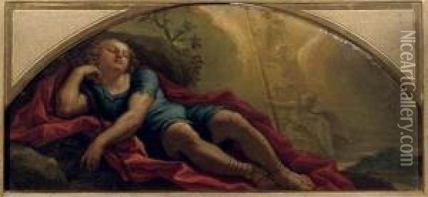 Jacob's Dream Oil Painting - Giovanni Lanfranco