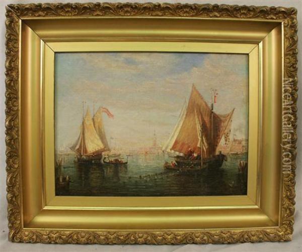 Venetian View Oil Painting - Felix Ziem