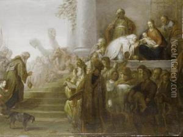 The Adoration Of The Magi Oil Painting - Gerbrand Van Den Eeckhout