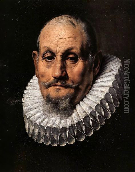 Portrait of a Gentleman Oil Painting - Tanzio da Varallo