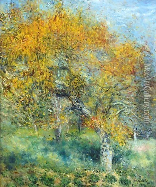 Le Poirier Oil Painting - Pierre Auguste Renoir