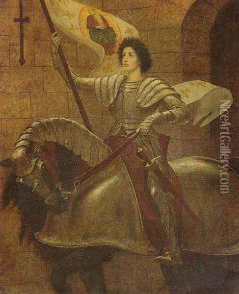 Joan of Arc Oil Painting - Sir William Blake Richmond