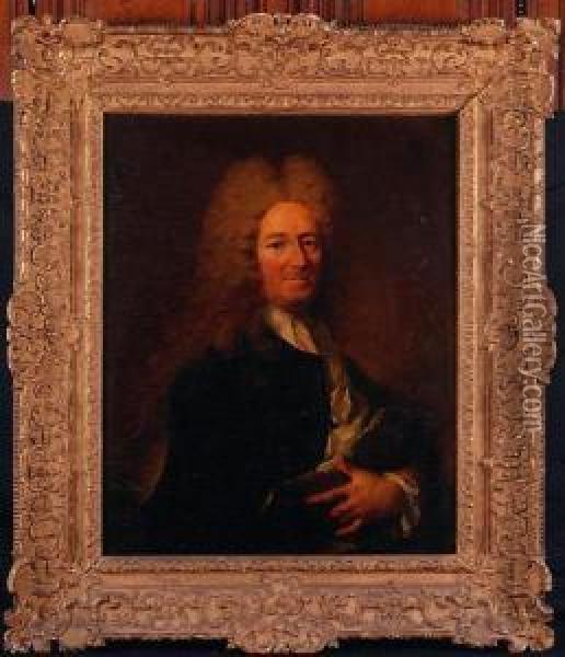 Portrait Presume Du Marquisdoilliamson Oil Painting - Robert Tournieres
