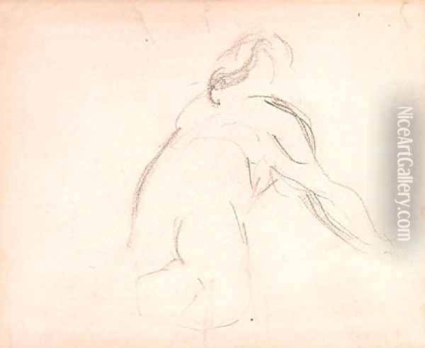 Etude d'homme Oil Painting - Paul Cezanne