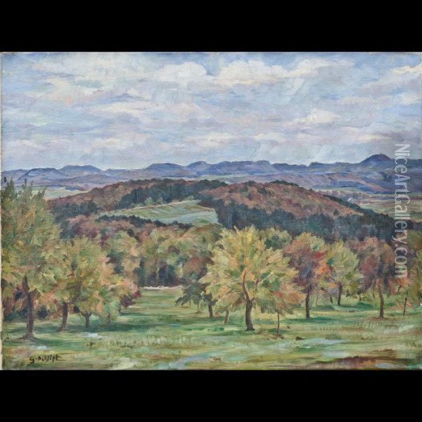 Paesaggio Austriaco Oil Painting - Carl Schildt