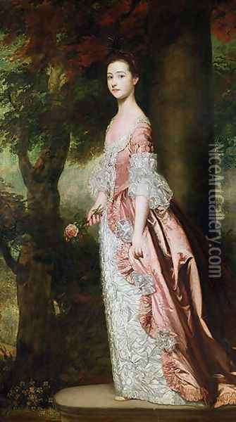 Miss Susanna Gale, 1763-64 Oil Painting - Sir Joshua Reynolds