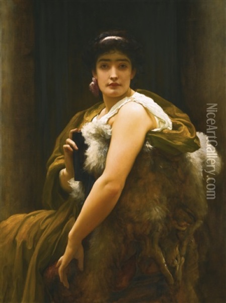 Twixt Hope And Fear Oil Painting - Lord Frederic Leighton