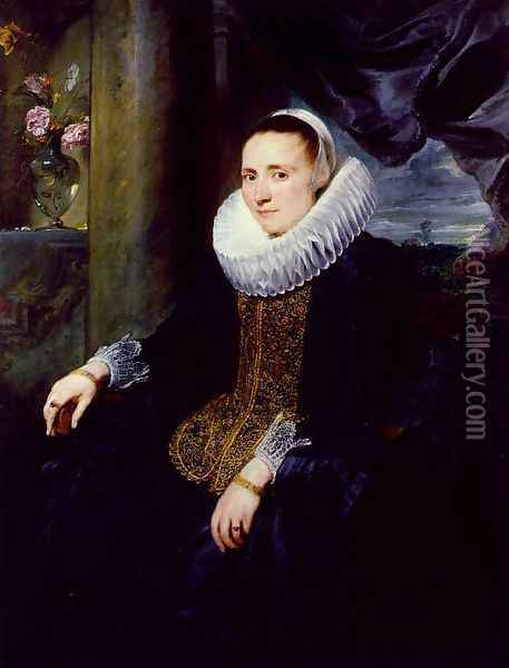 Margareta Snyders Oil Painting - Sir Anthony Van Dyck
