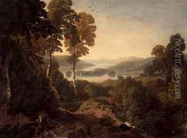 Windermere Oil Painting - William Havell