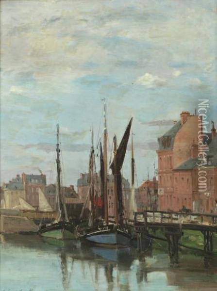 Le Port Oil Painting - Ernest Laynaud