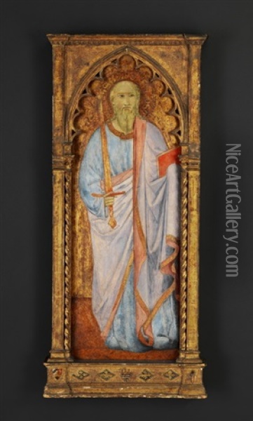 Heiliger Paulus Oil Painting - Niccolo di Pietro Gerini