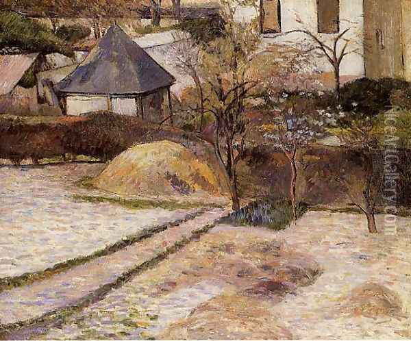 Rouen Landscape Oil Painting - Paul Gauguin