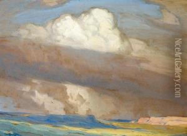 Gathering Storm Oil Painting - Carl Oscar Borg