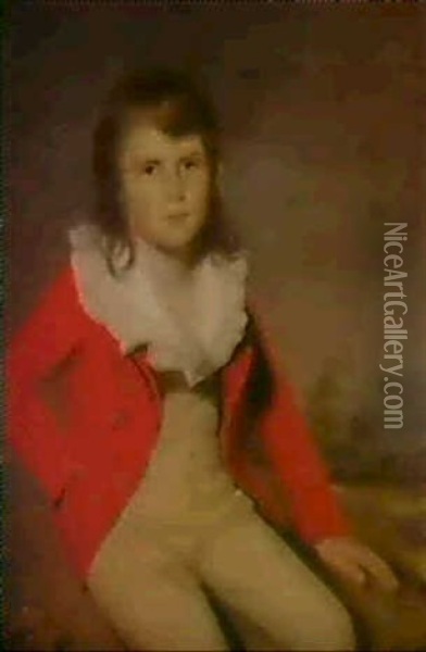 Portrait Of Master Lewis Farley Clogstoun Johnston Oil Painting - Sir Henry Raeburn