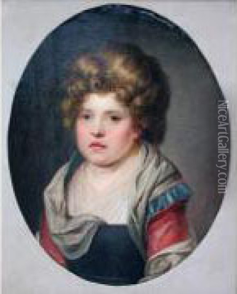 Attribuee A Jeanne-philiberte Ledoux Oil Painting - Jeanne-Philiberte Ledoux