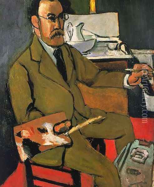 Self-Portrait Oil Painting - Henri Matisse