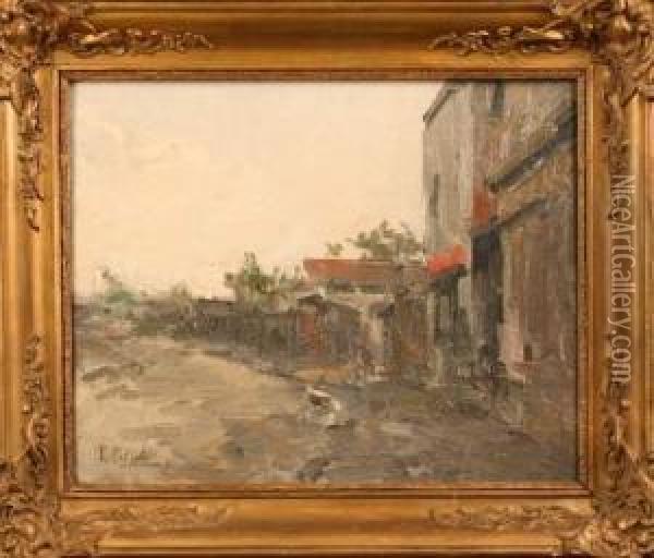 Rue De Village Oil Painting - Pierre Jacques Pelletier