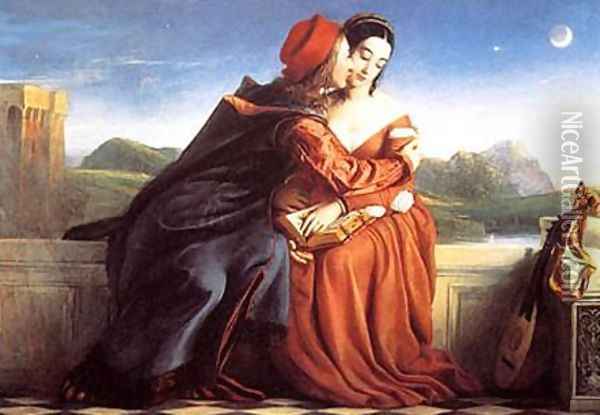 Francesca da Rimini Oil Painting - William Dyce